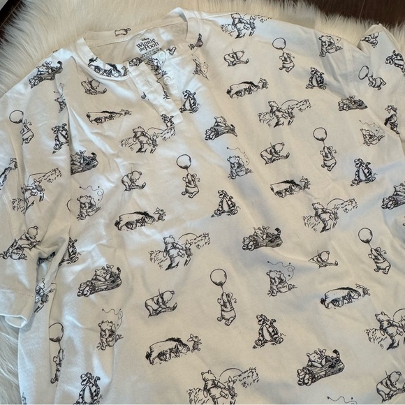 Disney Winnie the Pooh and Pals Sleepwear PJ Shorts Set for Women Large Pajamas - Picture 6 of 16